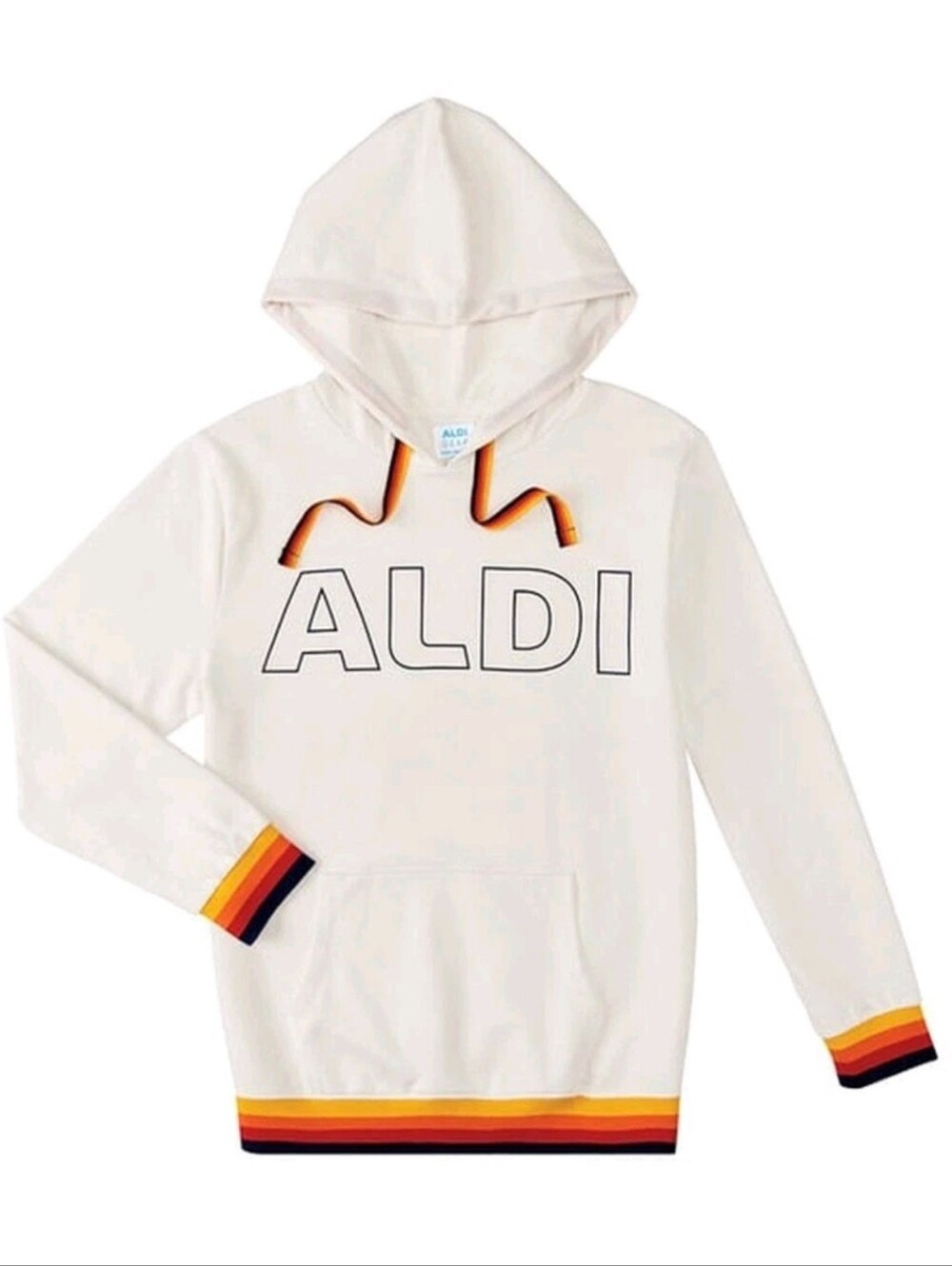Aldi Gear 2023 Aldi Logo Rainbow Hoodie